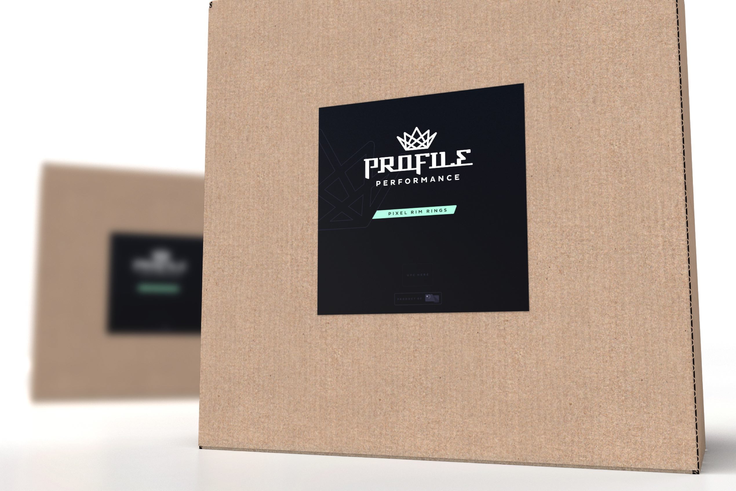 Profile Pixel Wheel Rings: 17in RGB (4 Pc Set)-8