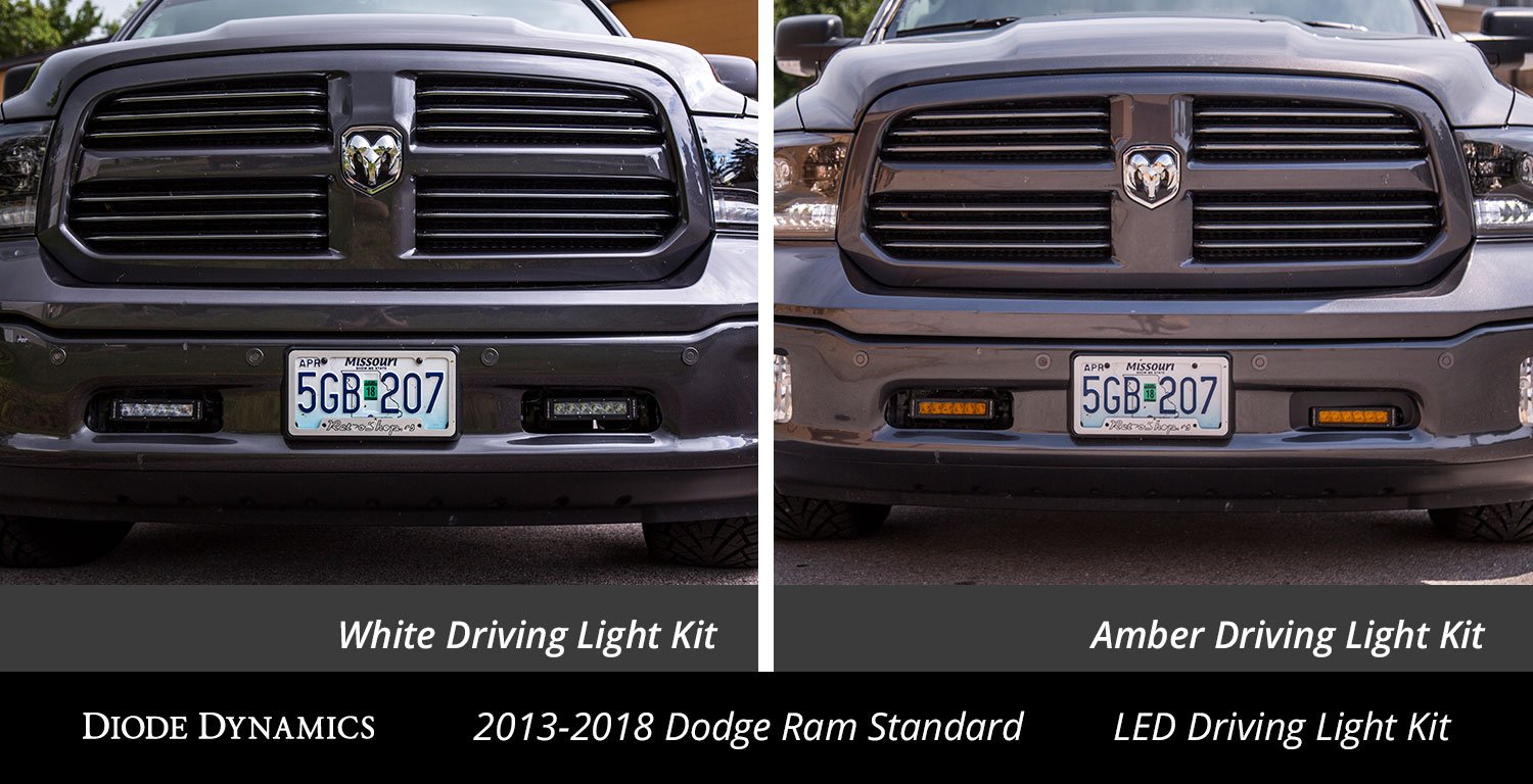 Ram 2013-2018 Standard Stage Series 6 Inch Lightbar Kit Diode Dynamics-
