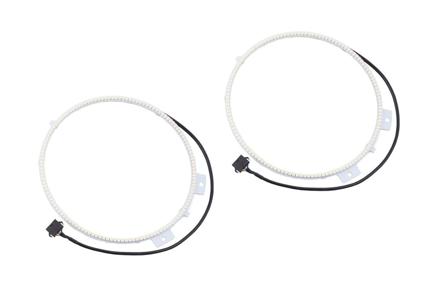 RGBW HD LED Halos for 2018+ Jeep JL Wrangler/Gladiator Diode Dynamics-6