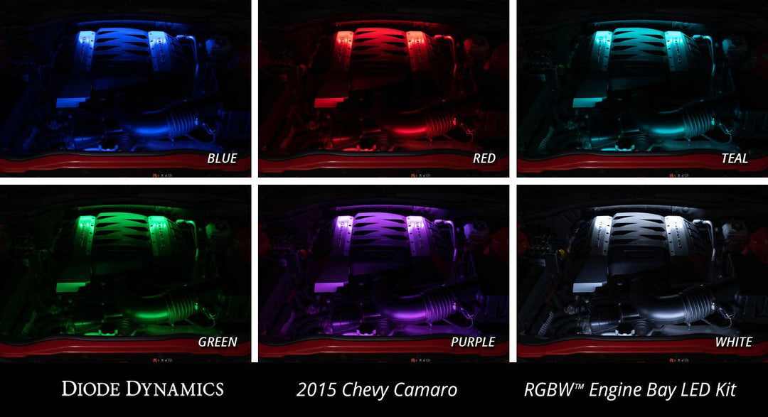 RGBW Multicolor Engine Bay LED Kit-5