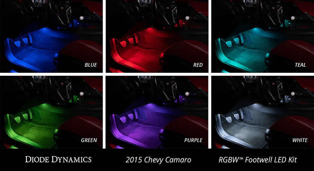 RGBW Multicolor Footwell LED Kit Diode Dynamics-