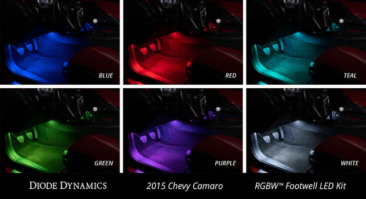 RGBW Multicolor Footwell LED Kit Diode Dynamics-