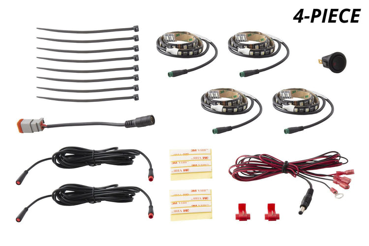 RGBW Multicolor Footwell LED Kit Diode Dynamics-dd0443-3