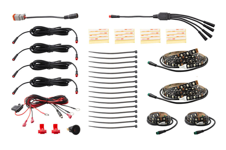 RGBW Multicolor Underglow LED Kit Diode Dynamics-dd0442