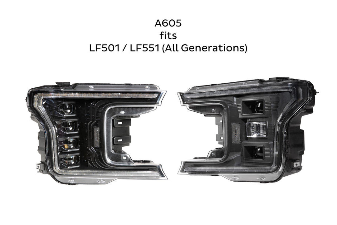 Smoked Sidemarkers: LF501 / LF551 (All Gens) (Set)-A605