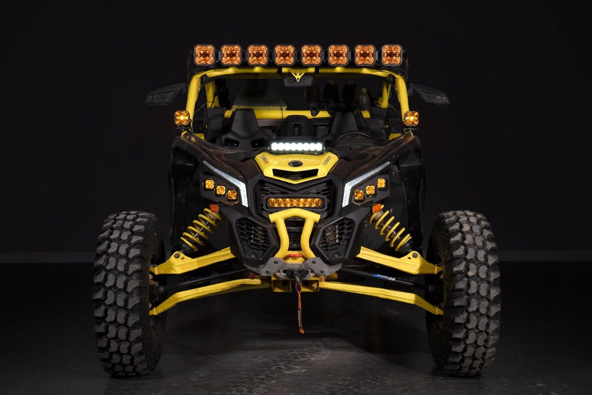 SS10 LED Shock Mount Kit for 2017-2025 Can-Am Maverick X3-6