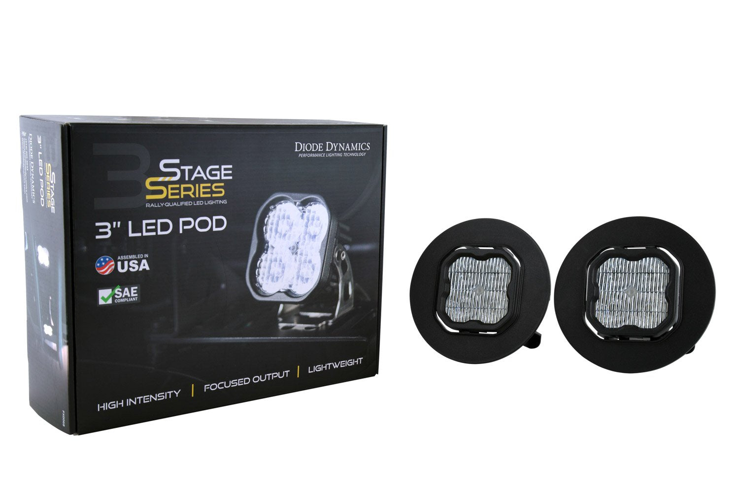 SS3 LED Fog Light Kit for 07-13 GMC Sierra 1500 Diode Dynamics-