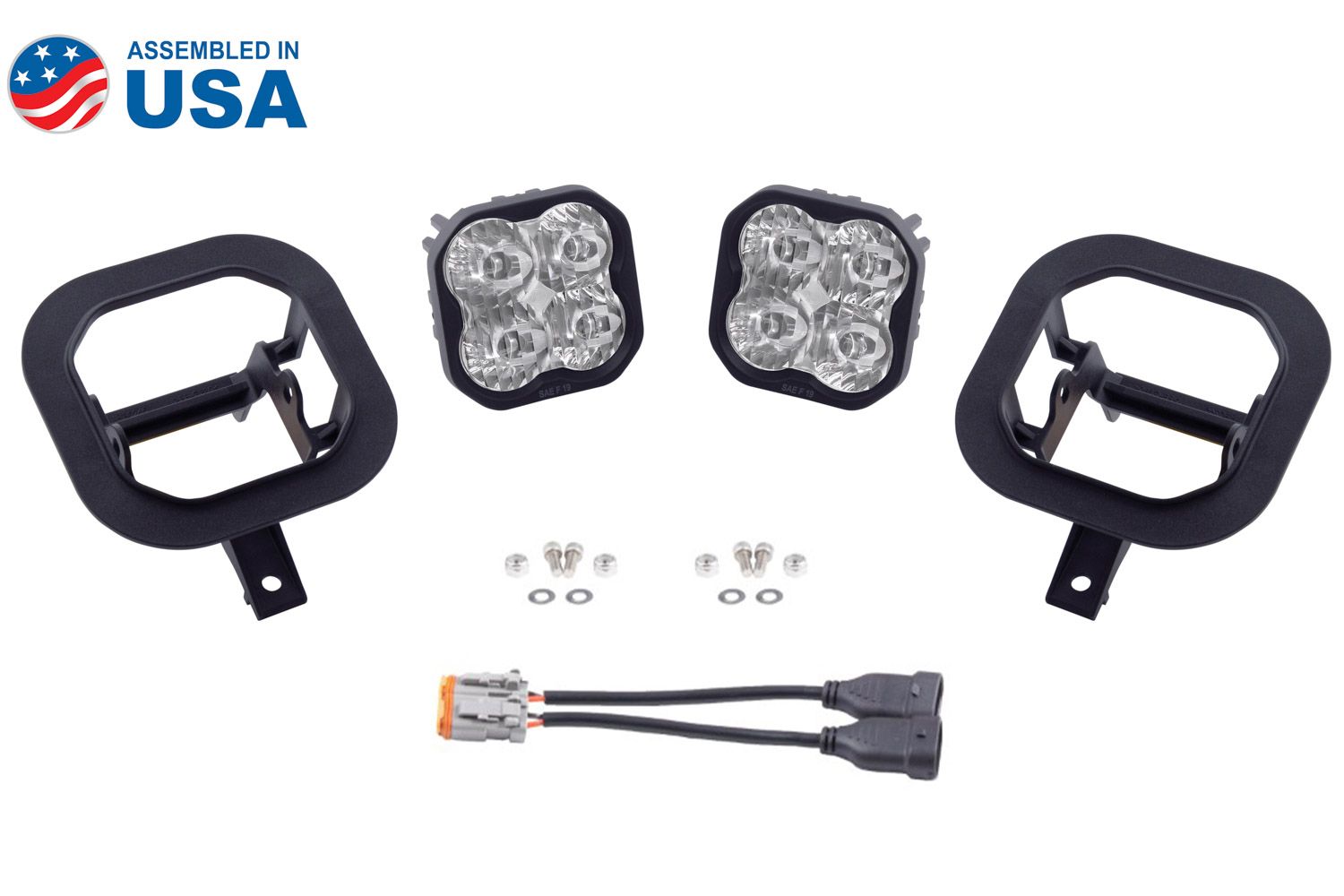 SS3 LED Fog Light Kit for 11-16 Ford Super Duty F-250/F-350 Diode Dynamics-5