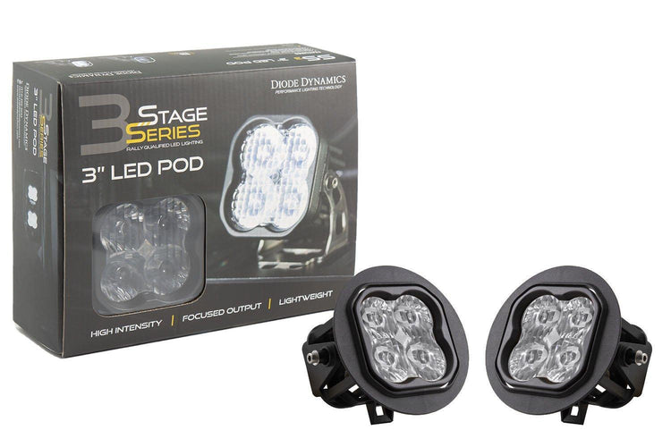 SS3 LED Fog Light Kit for 1996-2006 Dodge Viper Diode Dynamics-1