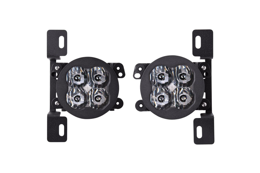 SS3 LED Fog Light Kit for 2018+ Jeep JL Wrangler (Steel Bumper)-1