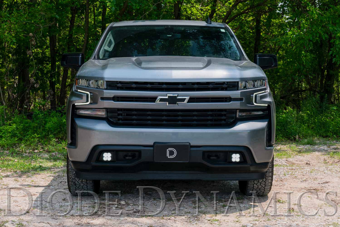 SS3 LED Fog Light Kit for 2019-2021 Chevrolet Silverado 1500 Diode Dynamics-1