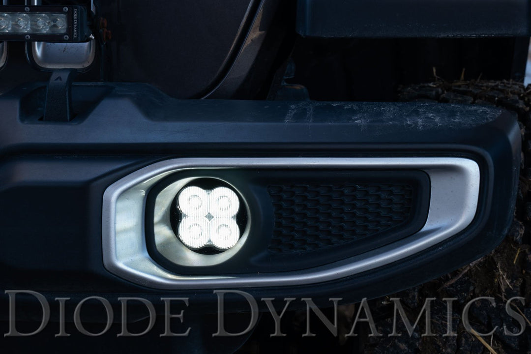 SS3 LED Fog Light Kit for 2020-2023 Jeep Gladiator (Plastic Bumper/ Sport)-