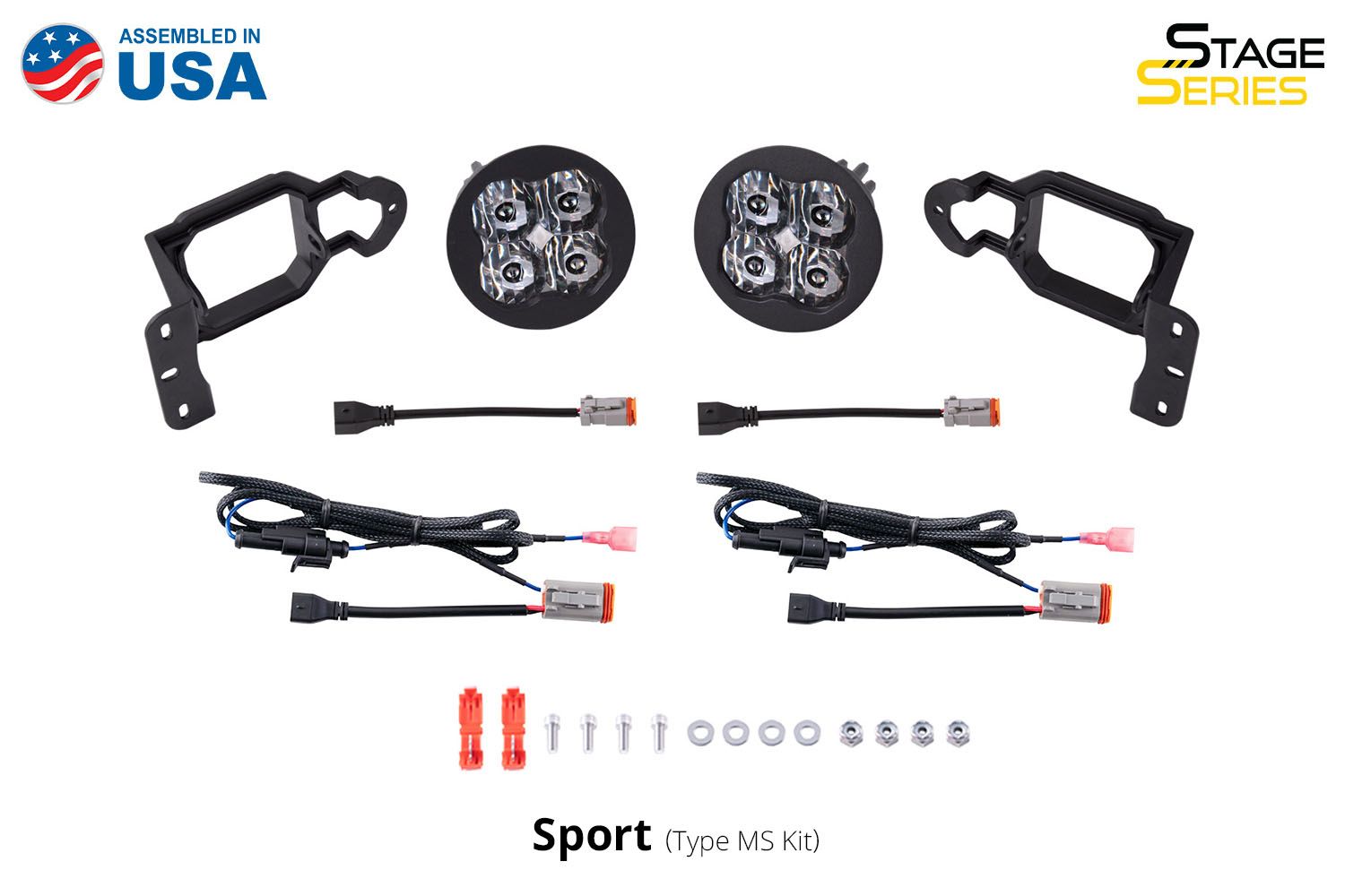 SS3 LED Fog Light Kit for 2020+ Jeep Gladiator (Plastic Bumper/ Sport)-3