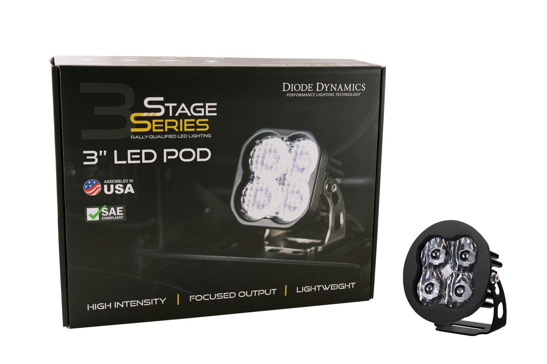 SS3 LED Pod Round (Single) Diode Dynamics-