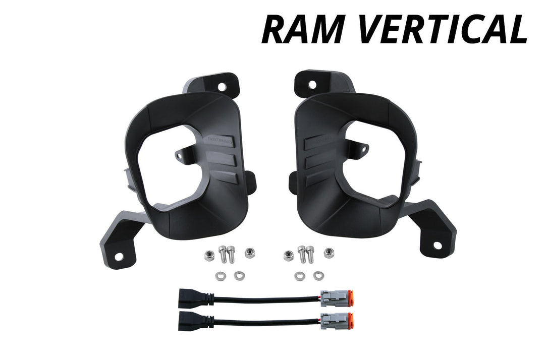 SS3 Ram Vertical Fog Light Mounting Bracket Kit Diode Dynamics-1