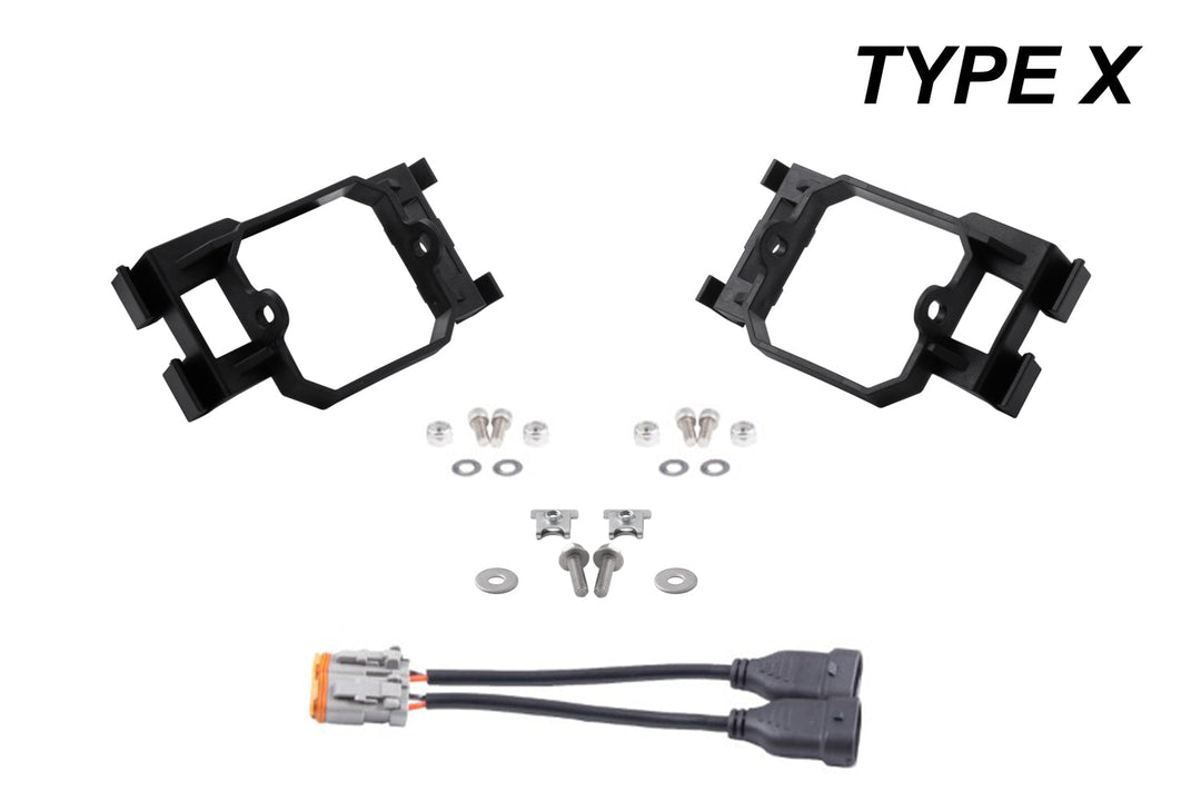 SS3 Type X Fog Light Mounting Kit Diode Dynamics-1