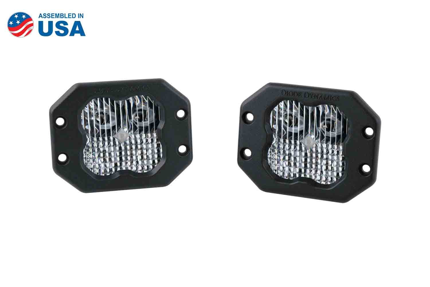 SS3 White LED Pod Flush (Pair) Diode Dynamics-DD6920P-2