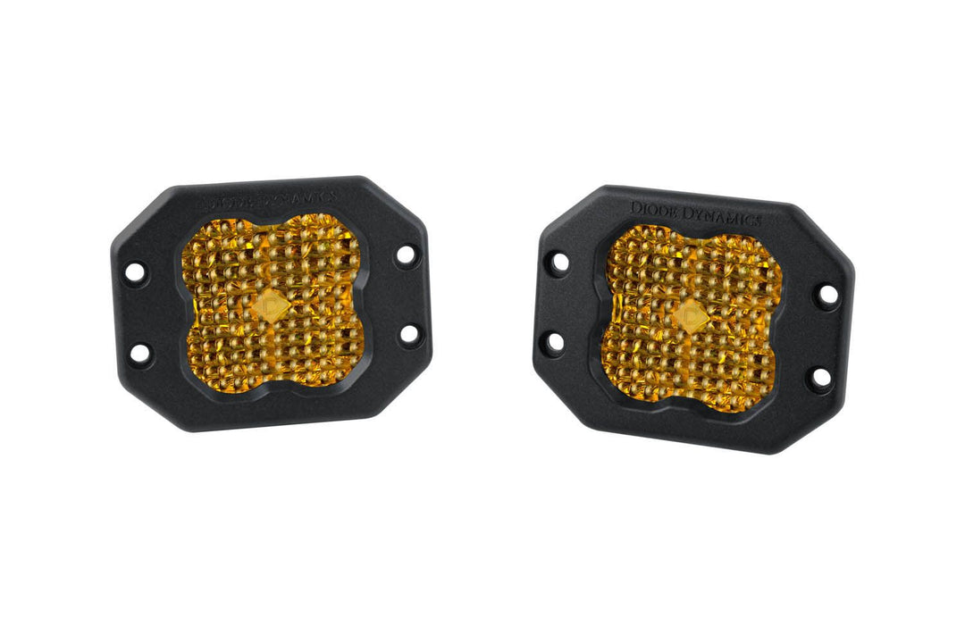 SS3 Yellow LED Pod Flush (Pair) Diode Dynamics-DD6205P