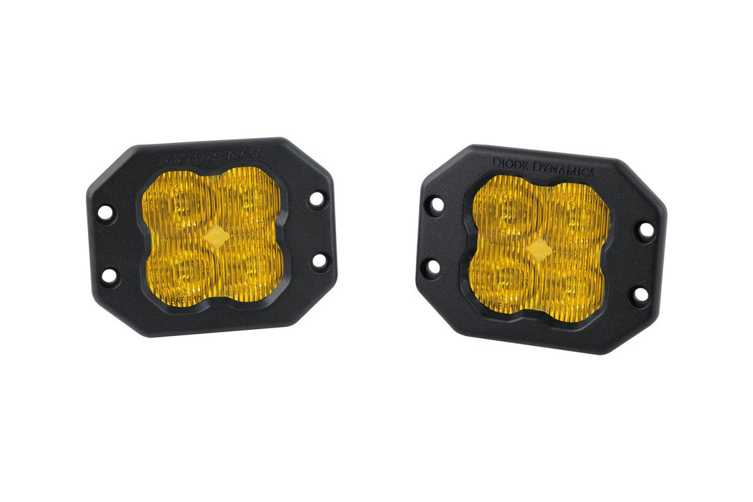 SS3 Yellow LED Pod Flush (Pair) Diode Dynamics-DD6206P