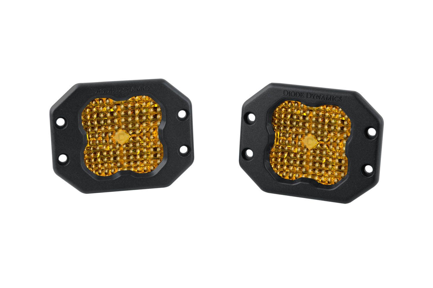 SS3 Yellow LED Pod Flush (Pair) Diode Dynamics-DD6925P-4