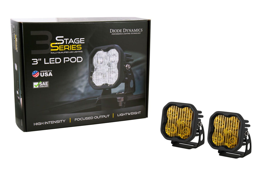 SS3 Yellow LED Pod Standard (Pair) Diode Dynamics-