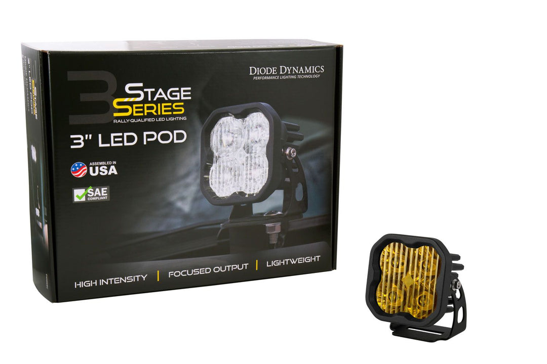 SS3 Yellow LED Pod Standard (Single) Diode Dynamics-