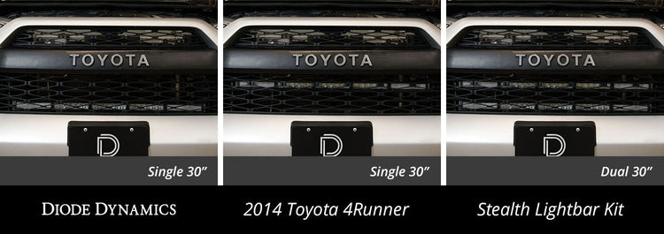 SS30 Dual Stealth Lightbar Kit for 2014-2019 Toyota 4Runner Diode Dynamics-