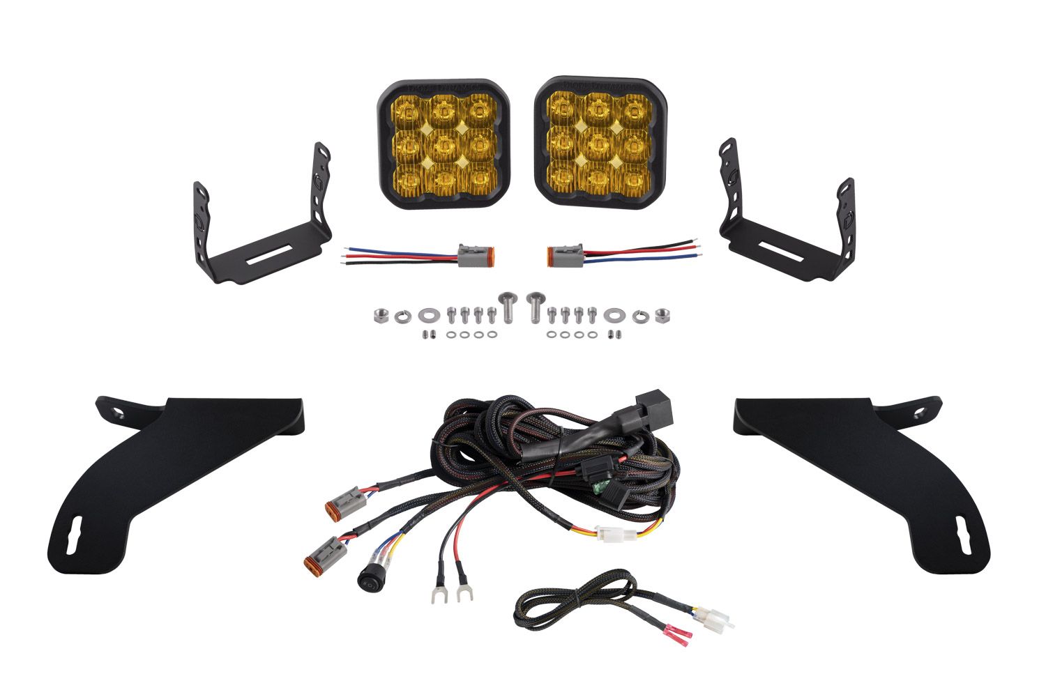 SS5 Bumper LED Pod Light Kit for 2021-2023 Ford F-150-DD7333