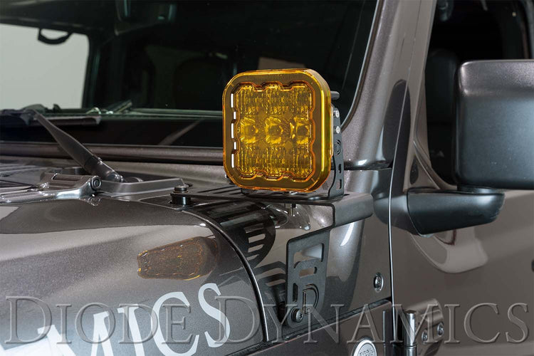 SS5 LED Pod Cover Yellow-3