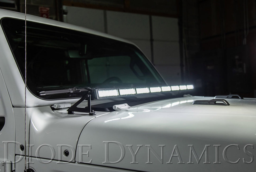 SS50 Hood LED Light Bar Kit for 2018-2023 Jeep JL Wrangler/Gladiator-