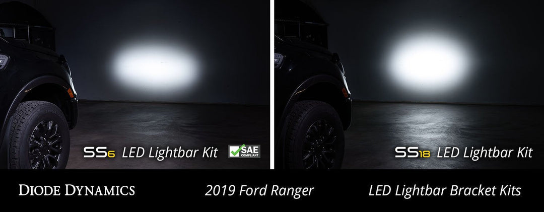 SS6 LED Lightbar Kit for 2019-2021 Ford Ranger-