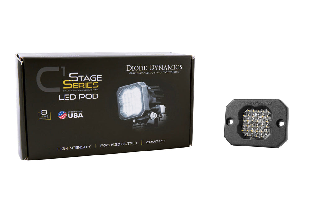 SSC1 Stage Series C1 LED Pod White Flush (Each)-