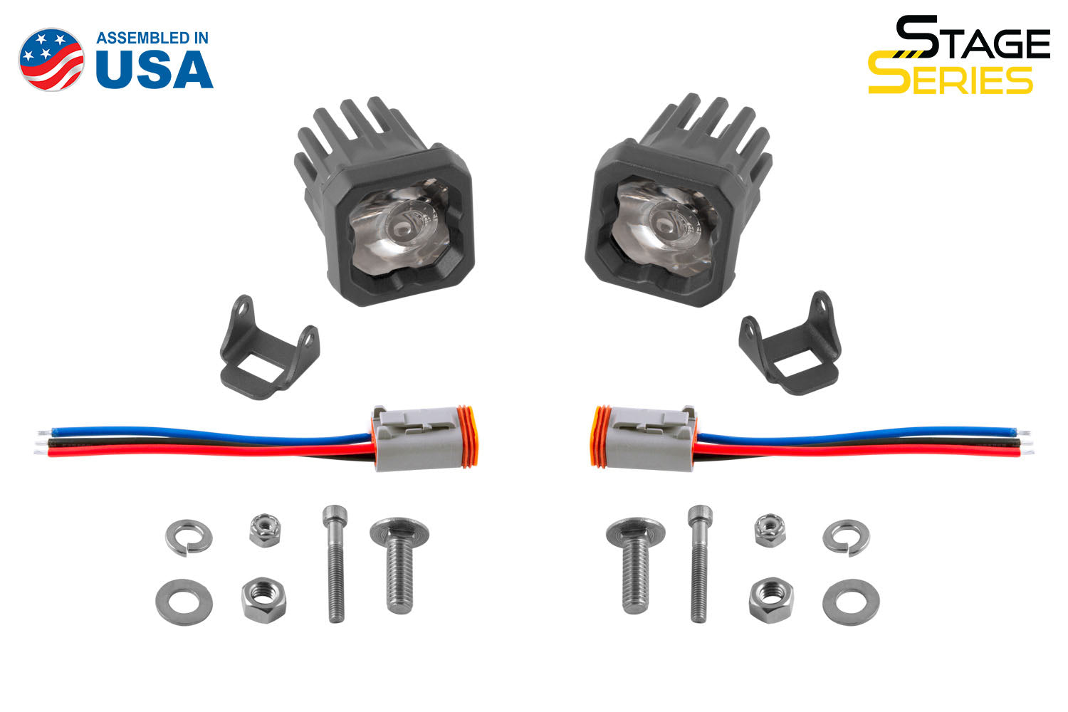 SSC1 Stage Series C1 LED Pod White Standard (Pair)-