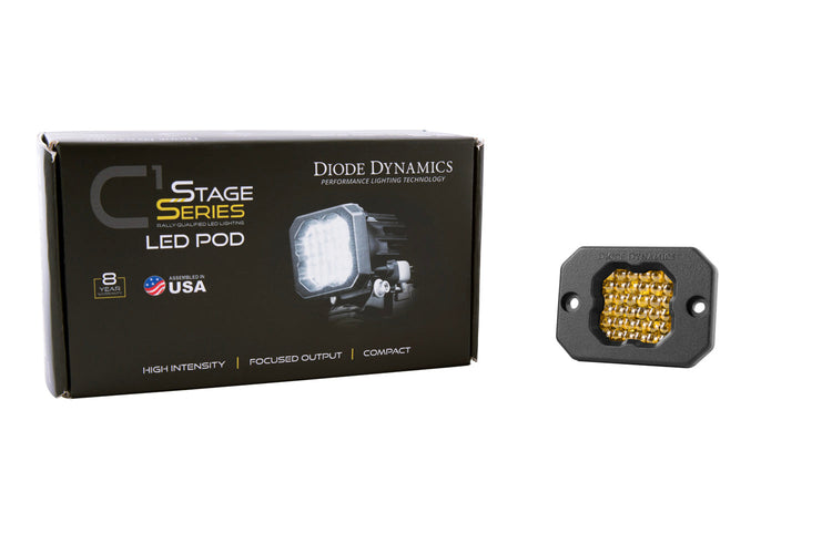 SSC1 Stage Series C1 LED Pod Yellow Flush (Each)-