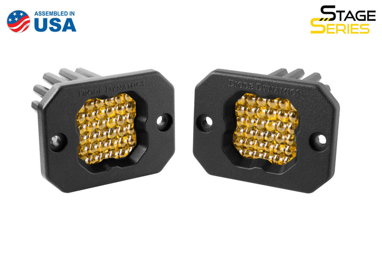 SSC1 Stage Series C1 LED Pod Yellow Flush (Pair)-dd6478p