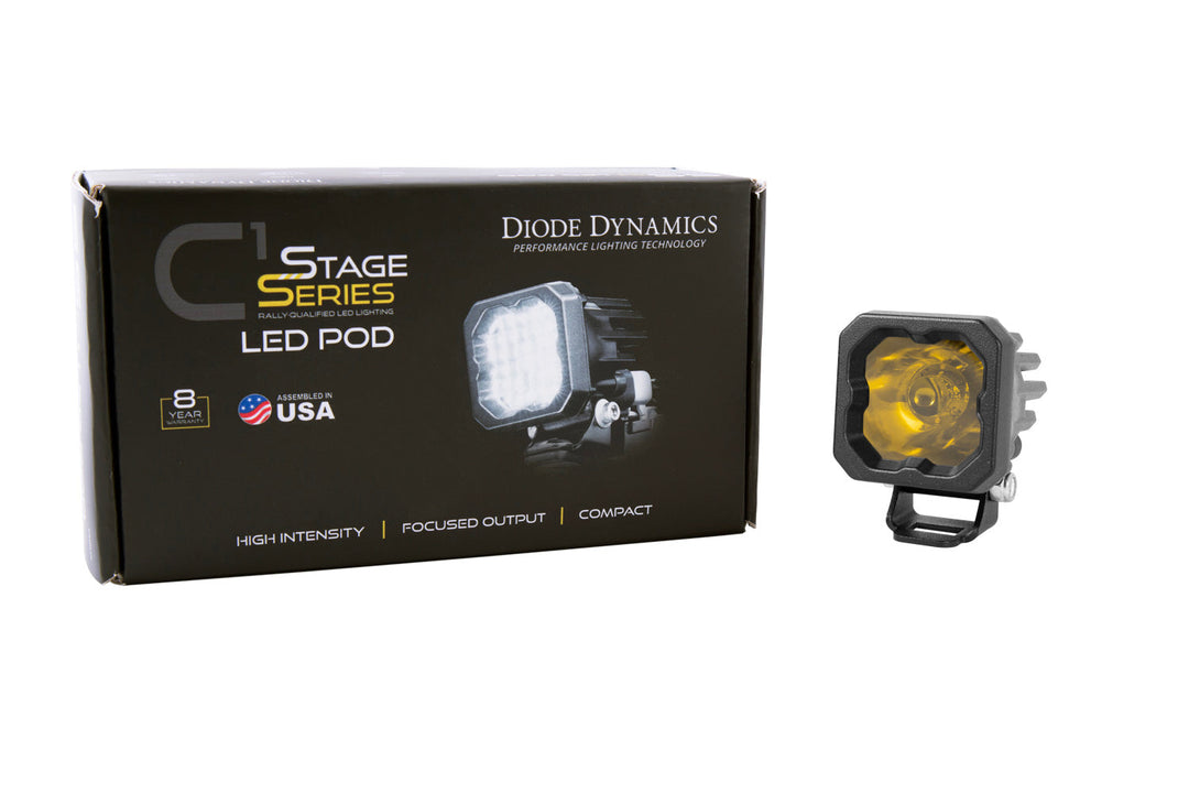 SSC1 Stage Series C1 LED Pod Yellow Standard (Each)-