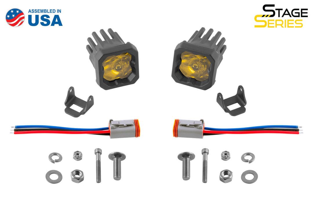 SSC1 Stage Series C1 LED Pod Yellow Standard (Pair)-