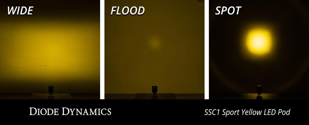 SSC1 Stage Series C1 LED Pod Yellow Standard (Pair)-9