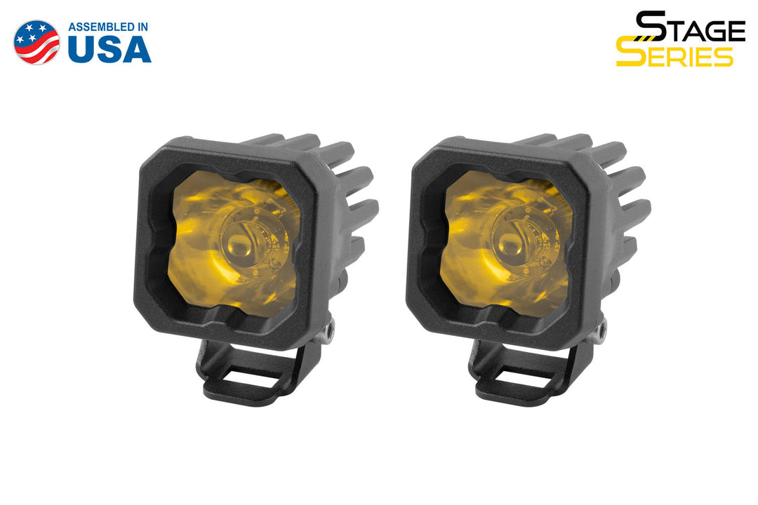 SSC1 Stage Series C1 LED Pod Yellow Standard (Pair)-DD6468P