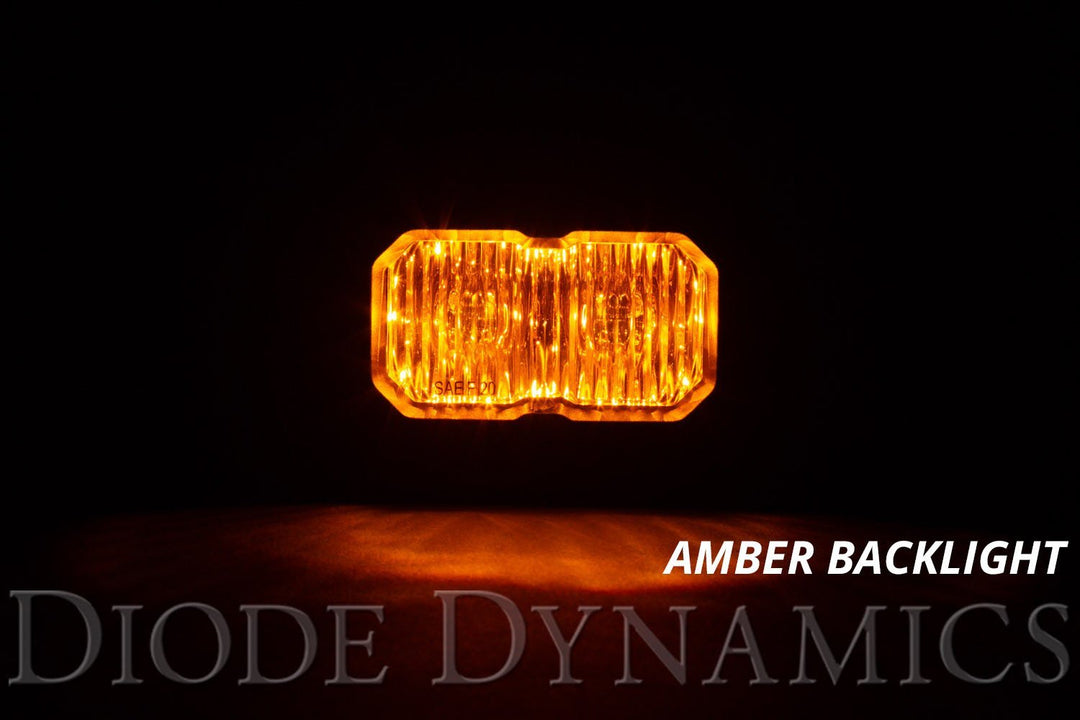 SSC2 Stage Series 2 Inch Amber LED Pod Standard (Each)-