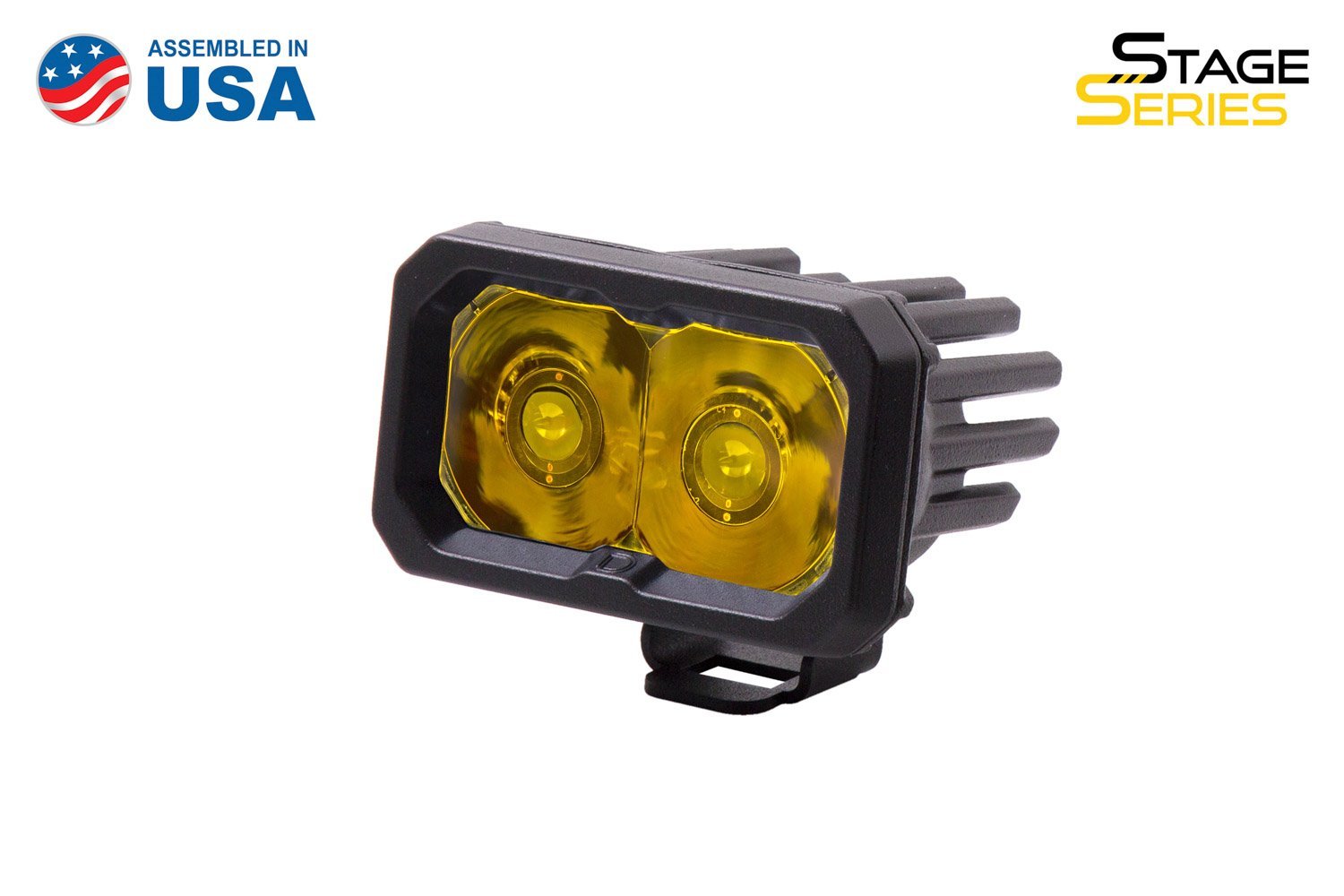 SSC2 Stage Series 2 Inch Amber LED Pod Standard (Each)-dd6422s