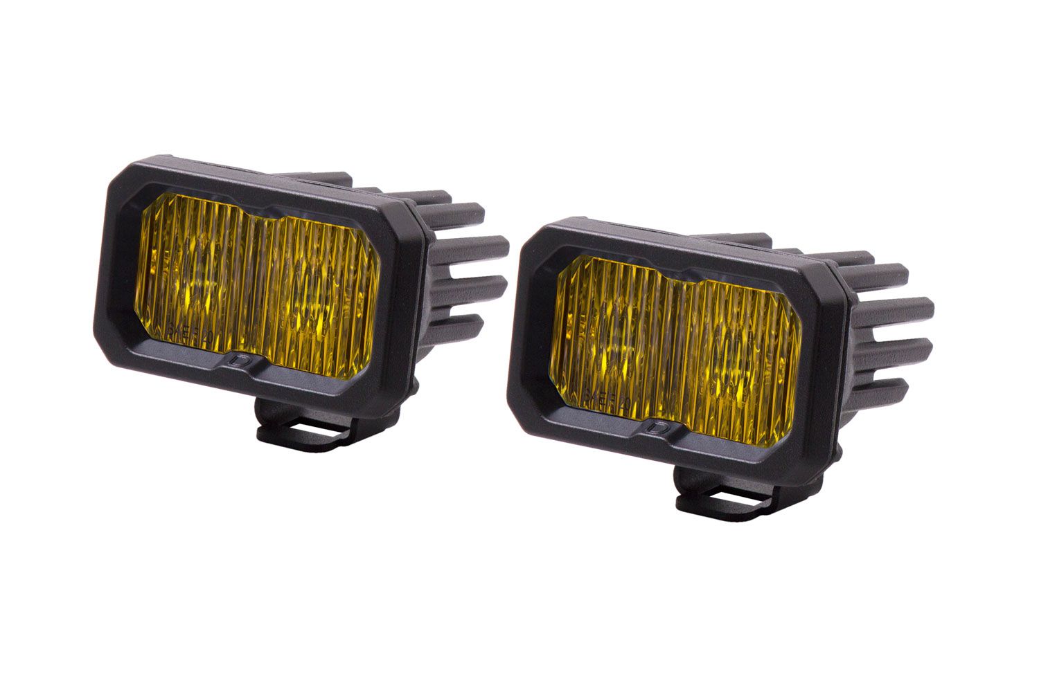 SSC2 Stage Series 2 Inch Amber LED Pod Standard (Pair)-dd6407p