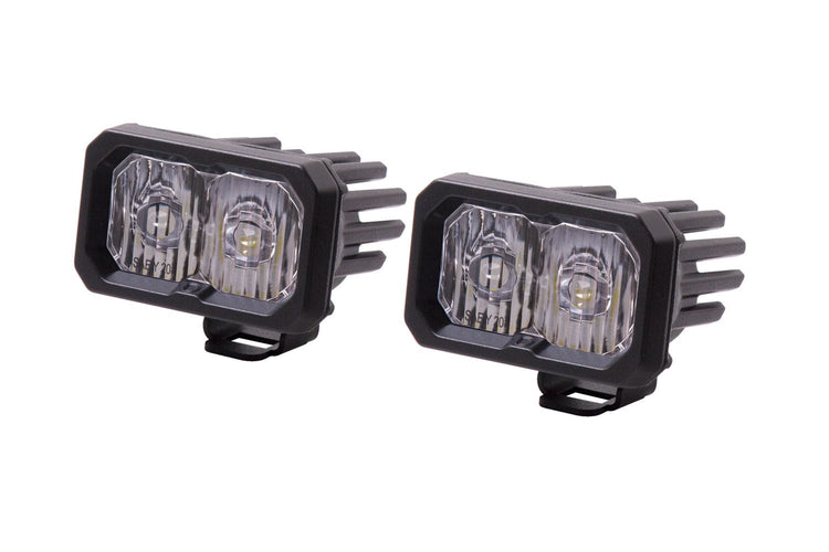 SSC2 Stage Series 2 Inch White LED Pod Standard (Pair)-dd6403p