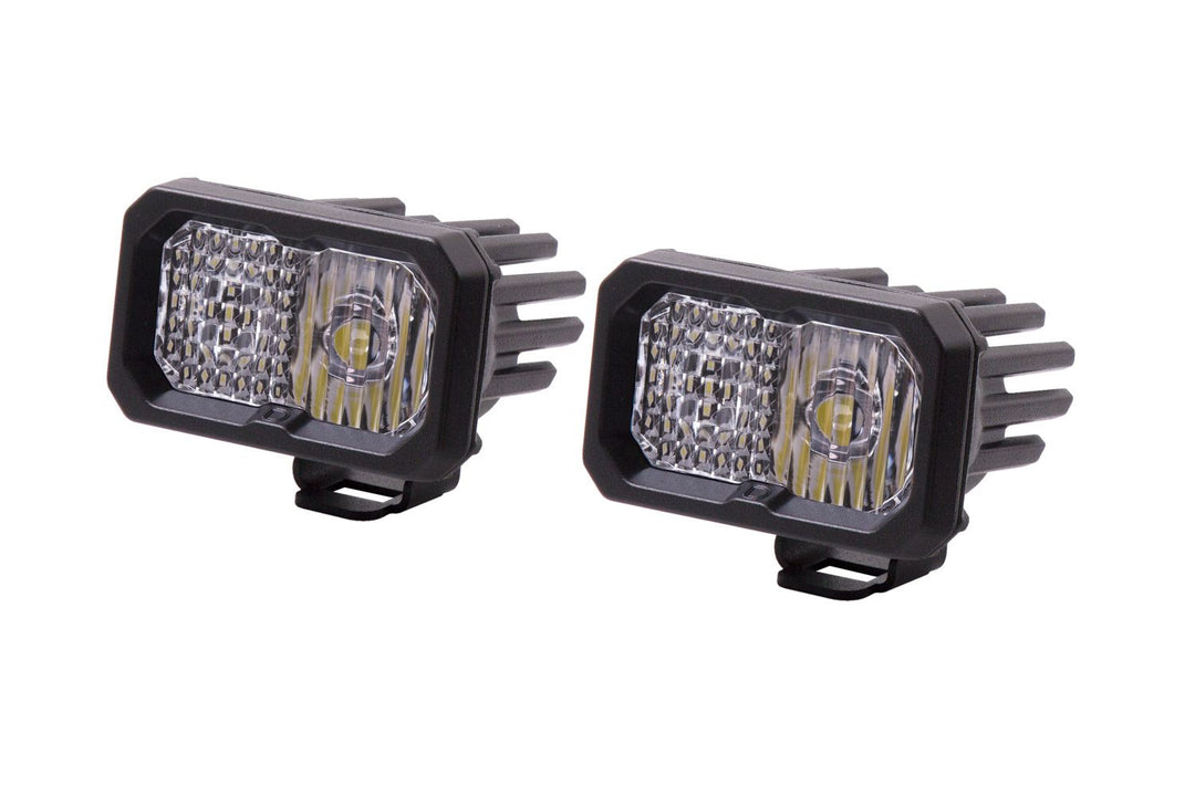 SSC2 Stage Series 2 Inch White LED Pod Standard (Pair)-dd6409p