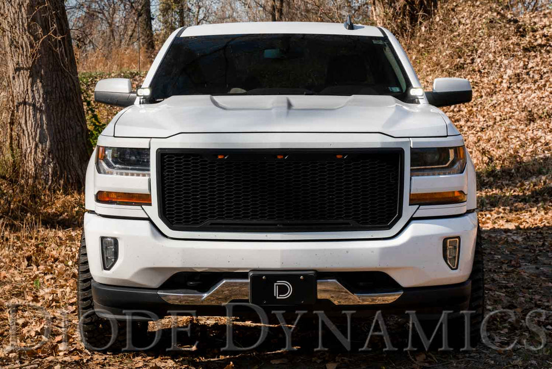 Stage Series Backlit Ditch Light Kit for 2014-2019 Chevrolet Silverado 1500-4