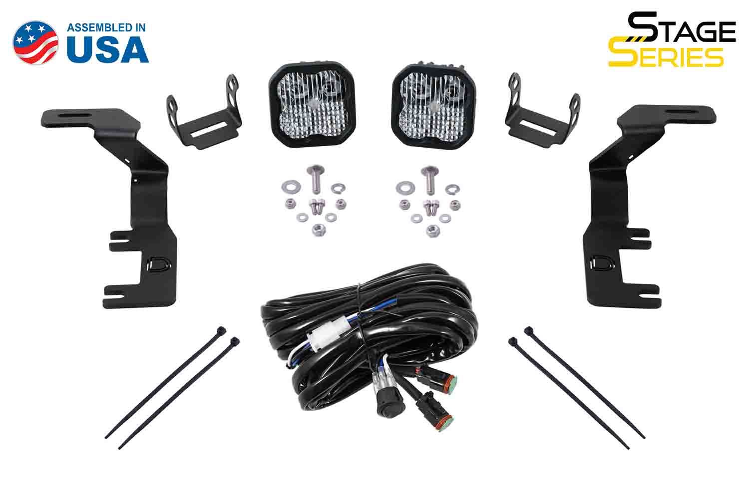 Stage Series Backlit Ditch Light Kit for 2015-2021 Chevrolet Colorado-DD6646-ssdtch-0628