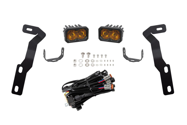 Stage Series Backlit Ditch Light Kit for 2016-2023 Toyota Tacoma-5
