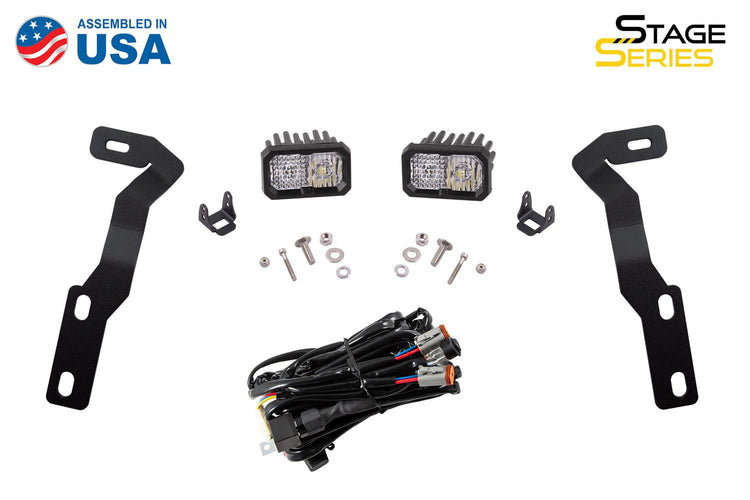 Stage Series Backlit Ditch Light Kit for 2016-2023 Toyota Tacoma-DD6376
