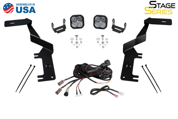 Stage Series Backlit Ditch Light Kit for 2017-2022 Ford Super Duty-2