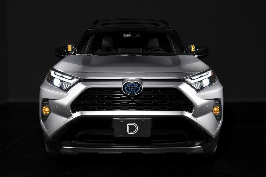 Stage Series Backlit Ditch Light Kit for 2019-2025 Toyota RAV4-1